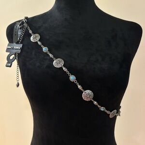 Amiee Lynn Boho Y2K Medallion Linked Fashion Belt Size Medium Large Ibiza Summer